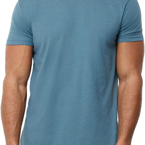 Soft Fitted Short Sleeve Crew Neck T Shirt