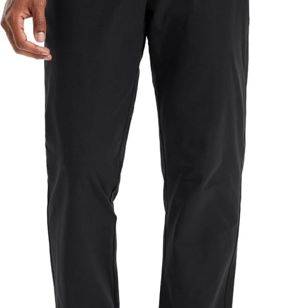 Men golf pants, classic fit, lightweight, stretch, business casual