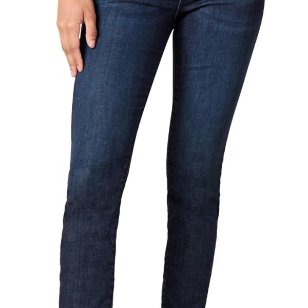 Women High Rise Skinny Jean Pants,  Dark Wash
