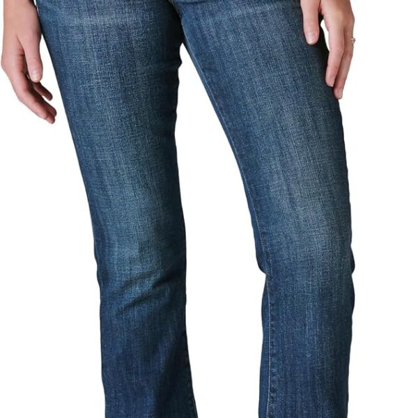 Women Mid Rise Bootcut Jean